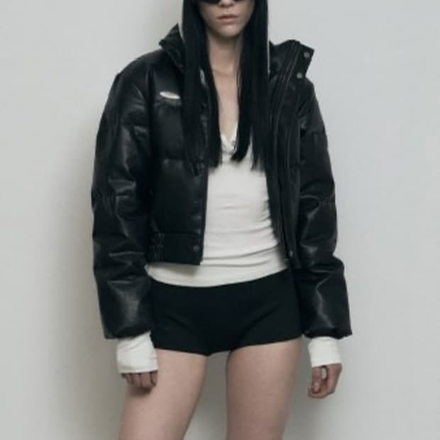 보헤미안서울 레더 덕다운 패딩 23 fw