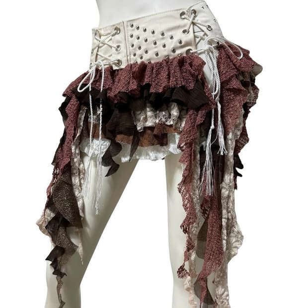 빈티지 갸루 페어리 st 커스텀 스커트