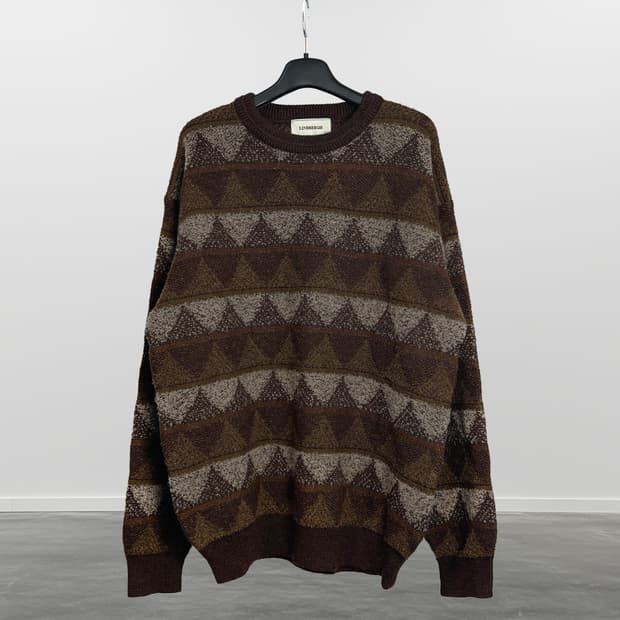 LINDBERGH 패턴 울 니트 