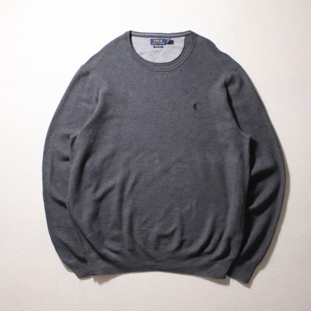 Polo 폴로 랄프로렌 그레이 라운드 니트