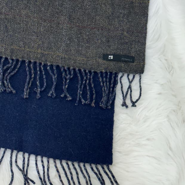 빈폴 캐시미어 울 목도리