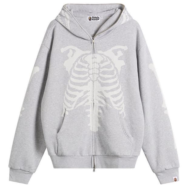 베이프 스켈레톤 샤크 후드집업