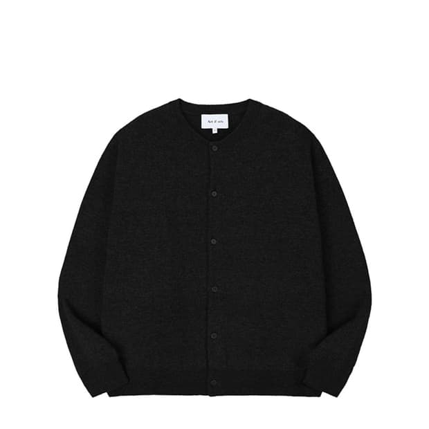 아트이프액츠 홀가먼트 가디건 블랙 L
