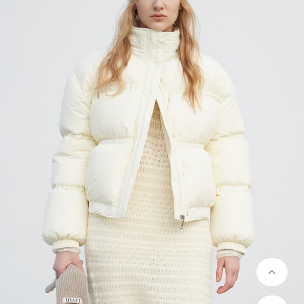 르바 크림 패딩