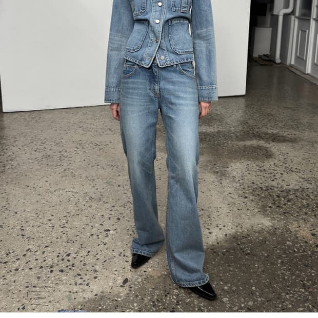 [M] OPEN YY 오픈와이와이 데님 트러커 팬츠