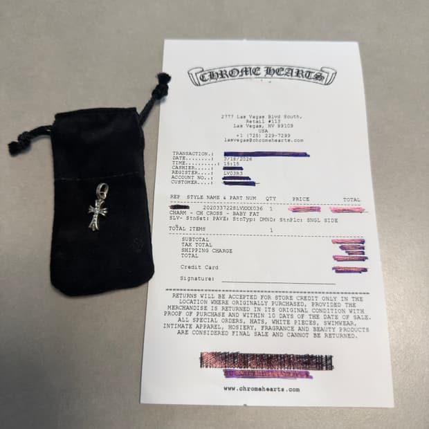 [새상품] 크롬하츠 베이비펫 풀파베