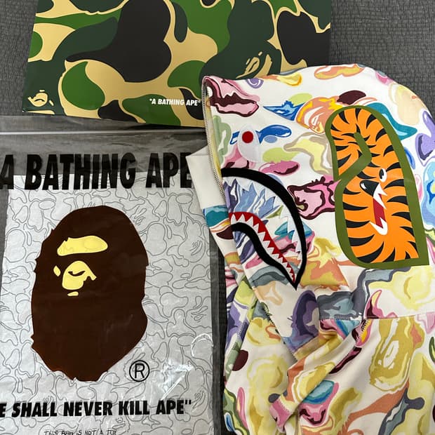 베이프 art 후드집업 2XL