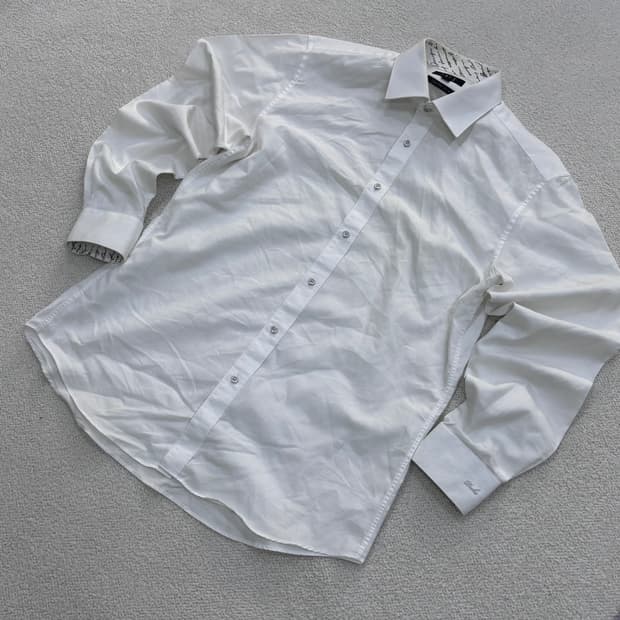 100 닥스 남성 화이트 셔츠 0324E