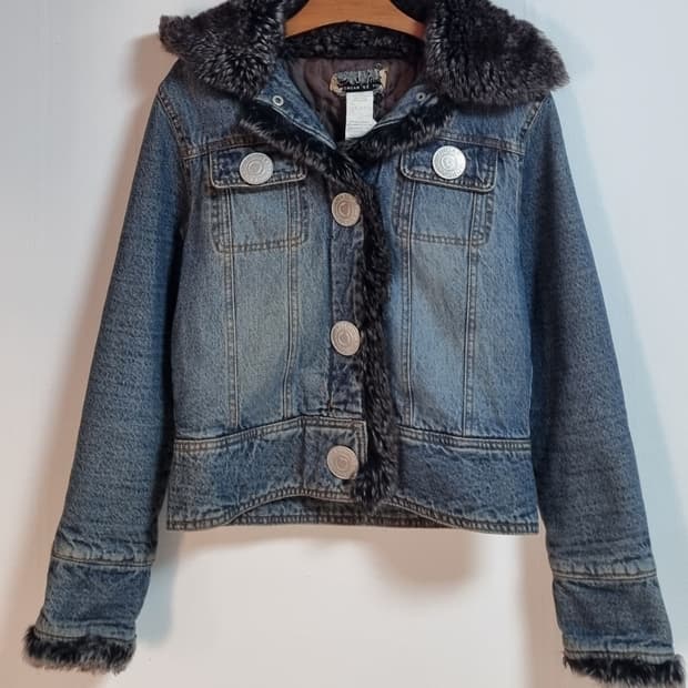 XS (44) 모르간 Y2K 빈티지 데님자켓 청자켓