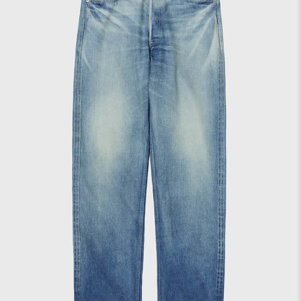 [32] 오라리 25aw 셀비지 페이디드 헤비 데님 와이드