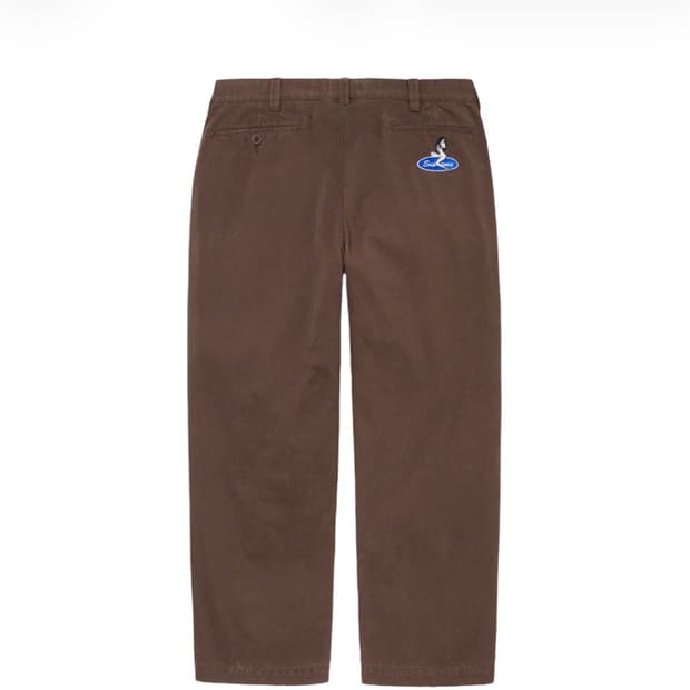 슈프림 치노팬츠 브라운 21FW