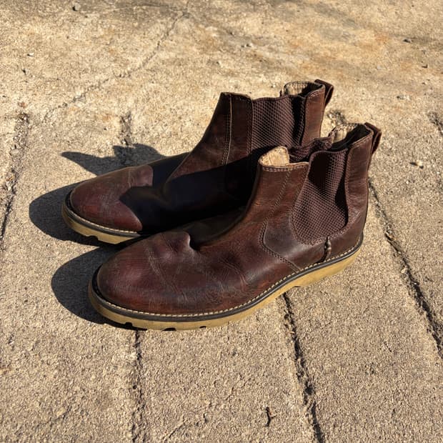 Sperry 브라운 레더 첼시 부츠 280mm