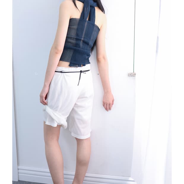 울리카 Sheer tank top