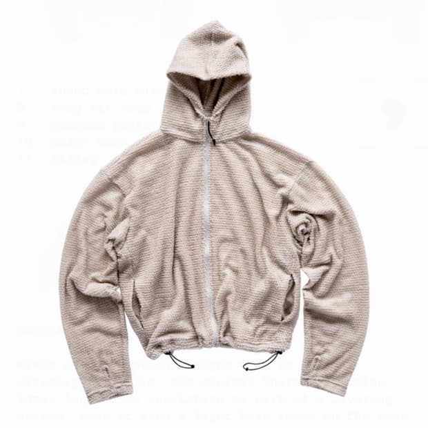 GNUHR x NORDA SHAG ZIP HOODIE 3Size
