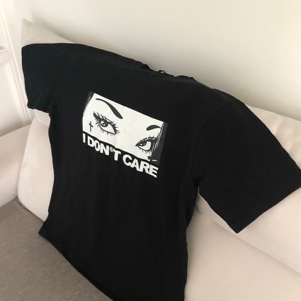 777mih t-shirt I don’t care 반팔티
