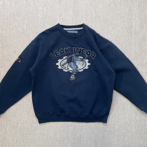 LEAK WEAR 인더스트리 워커 헤비 스웻