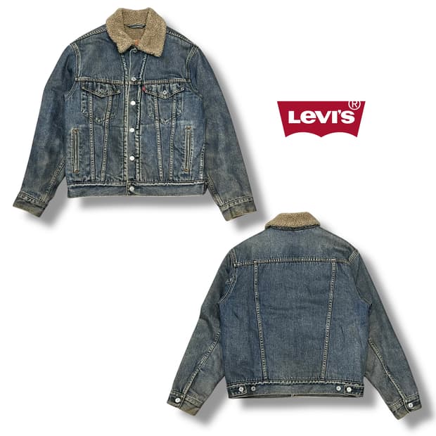리바이스 셰르파 데님자켓 s08418