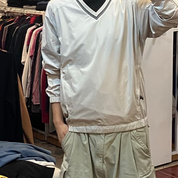 나이키 골프 경량 브이넥 긴팔 L