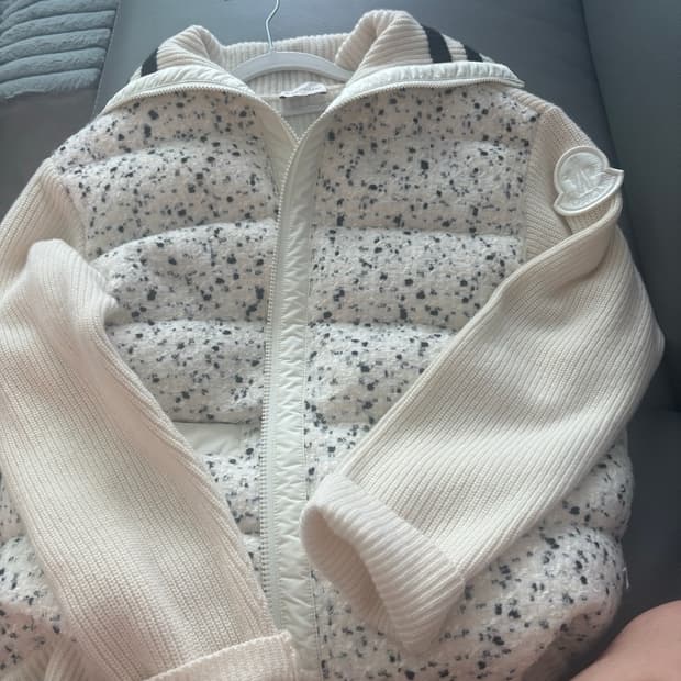 몽클레어 23AW CARDIGAN TRICOT 니트 다운 자켓 S