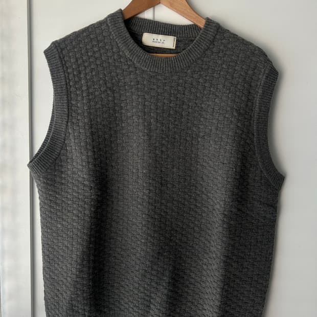 셔터 니트 베스트