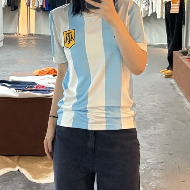 아디다스 아르헨티나 유니폼 반팔 티셔츠