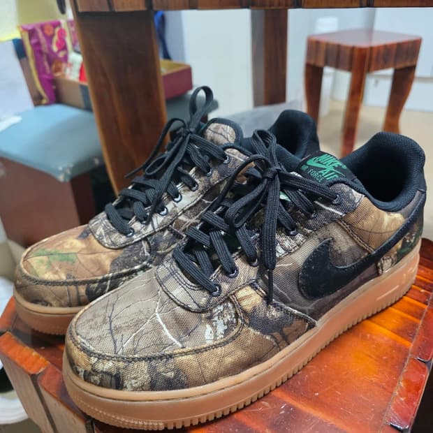 [280] 나이키 에어포스 1 로우 '07 LV8 3 리얼트리 블랙