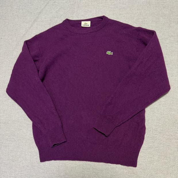 라코스테 로고 니트