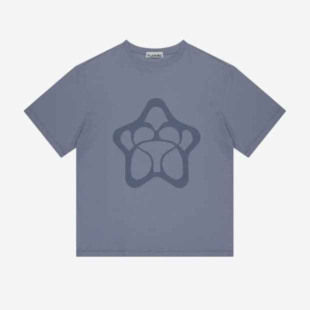 STAR GRAPHIC OVERSIZED T-SHIRT [블루]