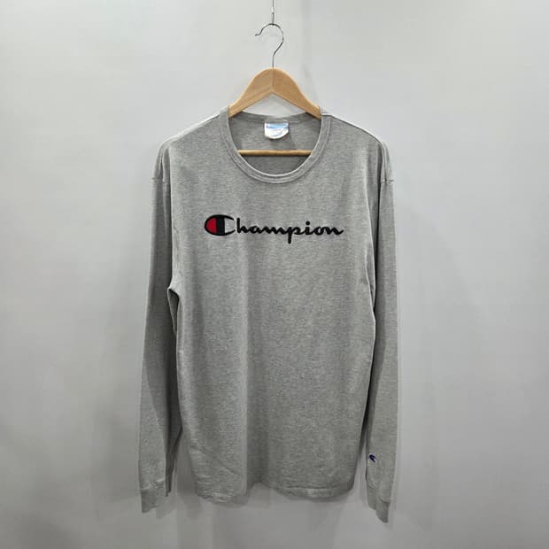 챔피온 스펠로고 자수 롱슬리브 L 
