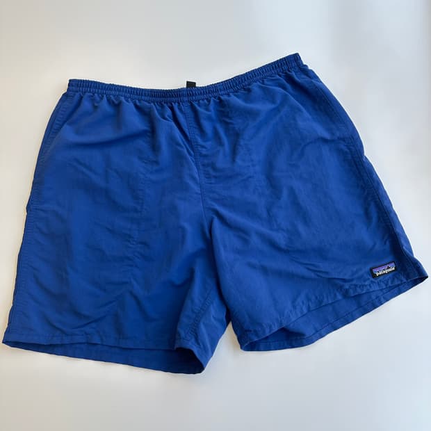 파타고니아 베기스 블루 숏츠
