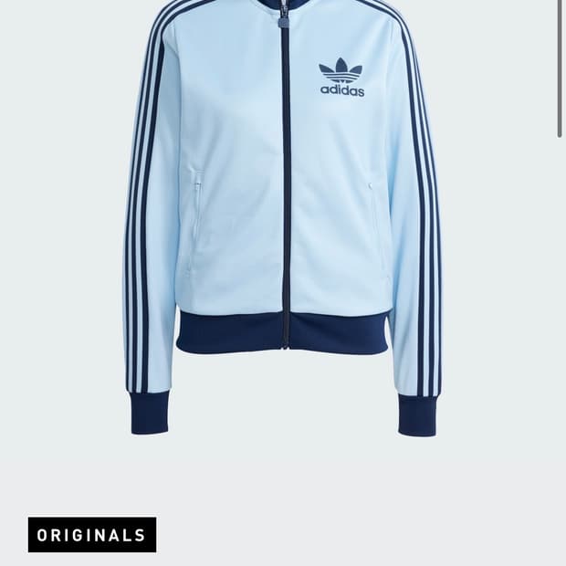 아디다스 헤리티지 트랙탑 져지 스카이블루 S
