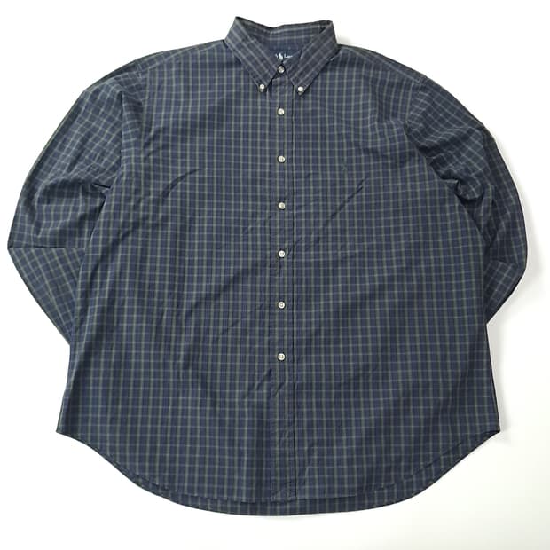 CA316 2XL 폴로 빅사이즈 00s 모던 블랙워치 체크 셔츠 남방