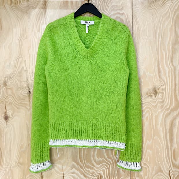 msgm 모헤어 아크릴 니트