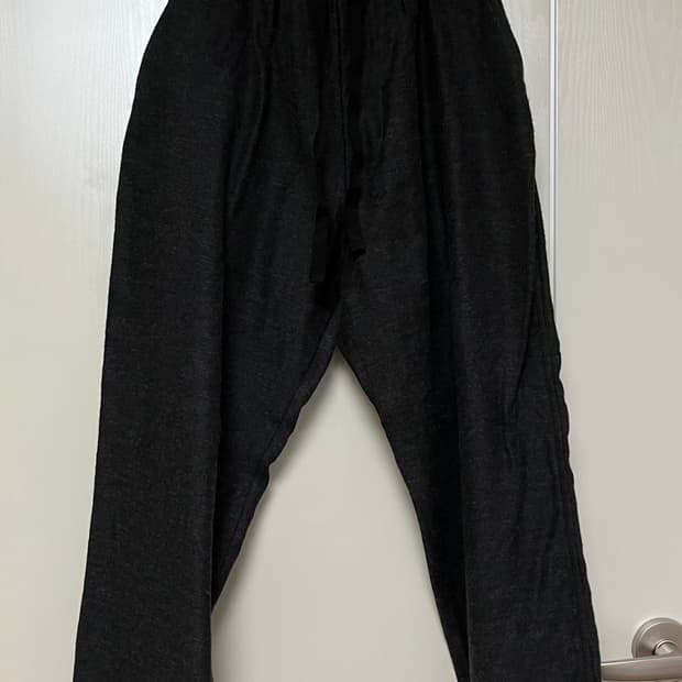 코모리 캐시미어실크 팬츠 / 차콜 / 1