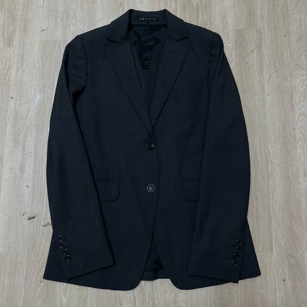 띠어리 여성 싱글 블레이저 정장 자켓 2사이즈 