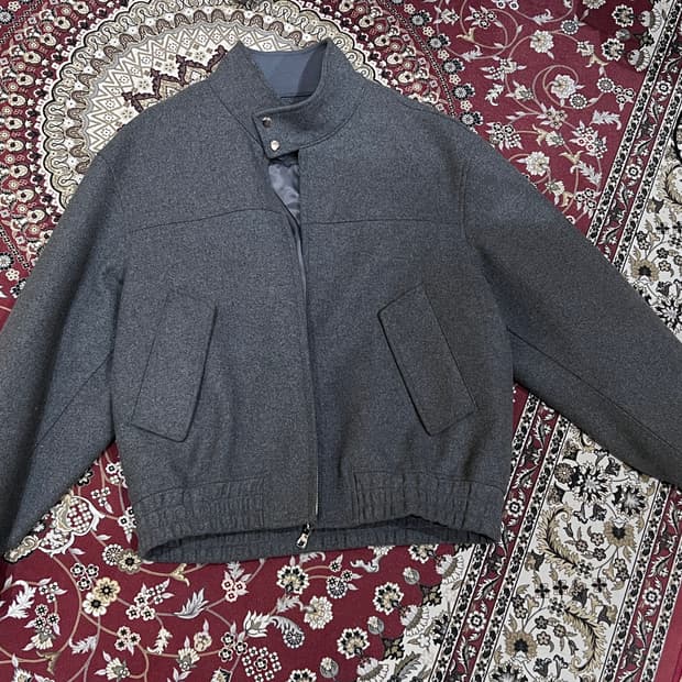 키뮤어 해링턴 울 자켓 투웨이 집업