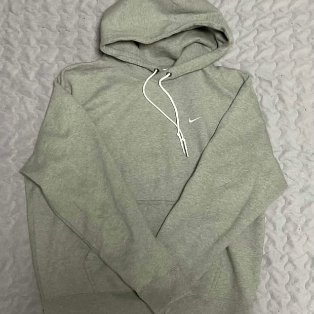 나이키 솔로 스우시 그레이 후드티 (XL)