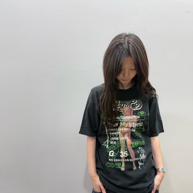 히스테릭 글래머 프린팅 아트워크 티셔츠