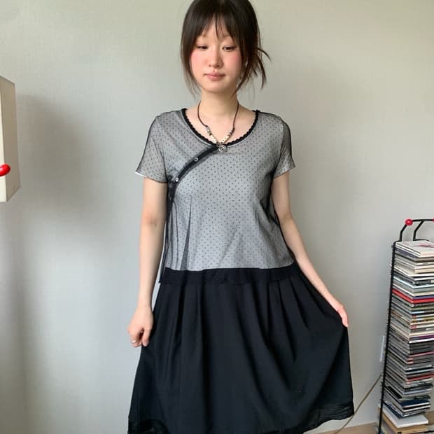 sunao kuwahara, lace dress