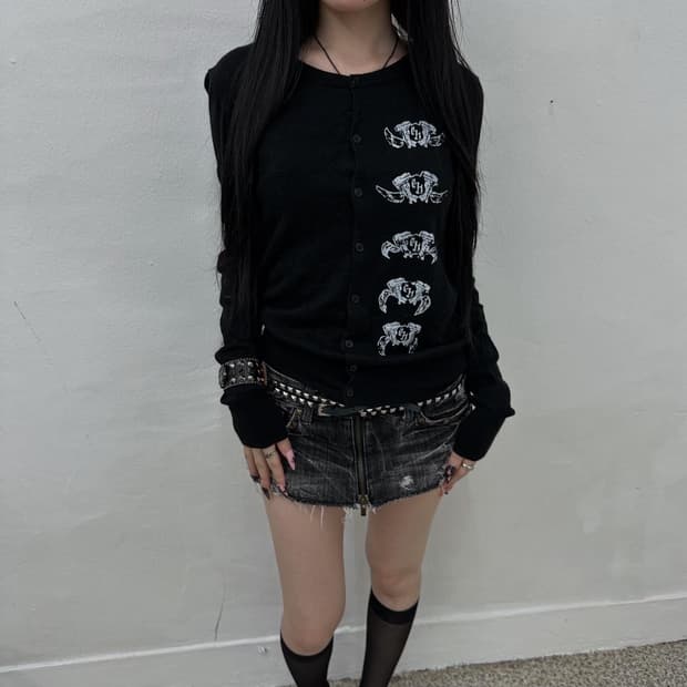 Rodeo crowns y2k cardigan