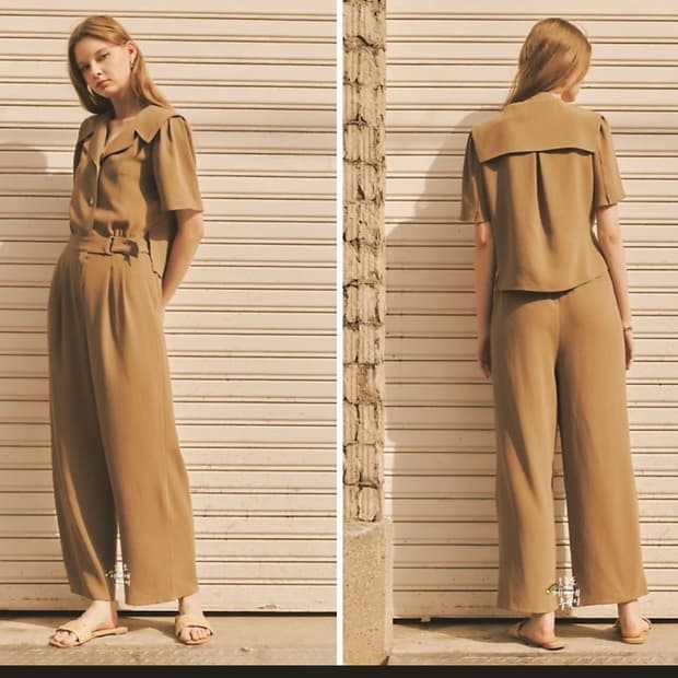 새상품 라인어디션 점프수트