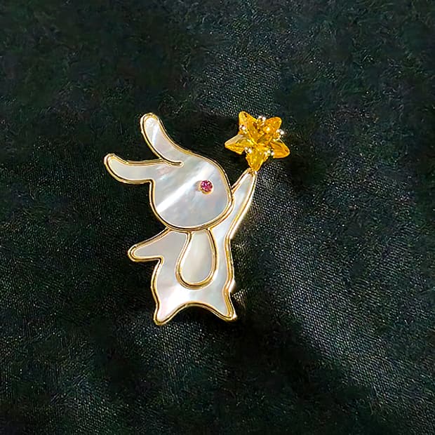 ꪔ̤̮ ✦ 자개 브로치