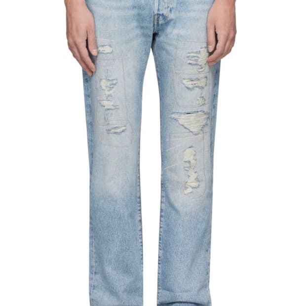 Levis 블루 501 93 데님진