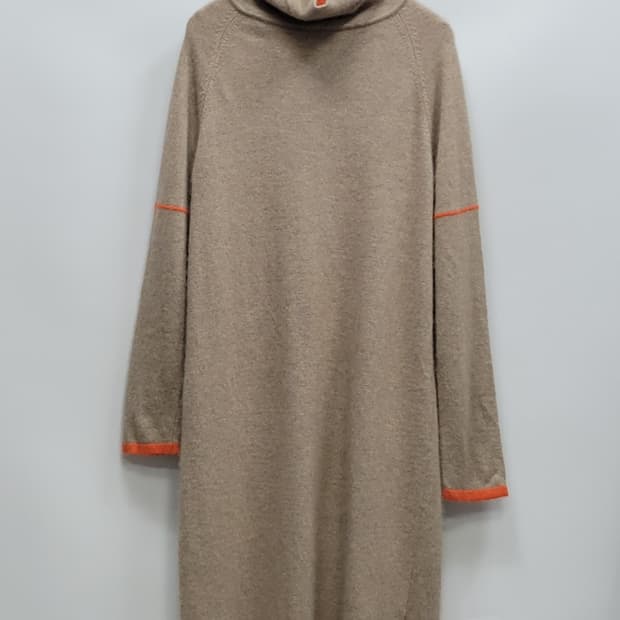 캐시미어 100% 니트 롱 원피스 / 여 L 베이지