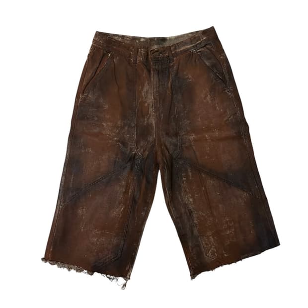 Handmade custom paint washing pants