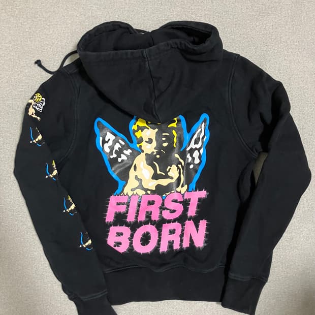 [S] 애슐리 윌리엄스 프린팅 후디 검정