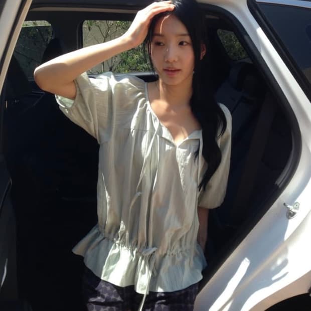 인앤양 시에스타 블라우스 민트 siesta blouse mint