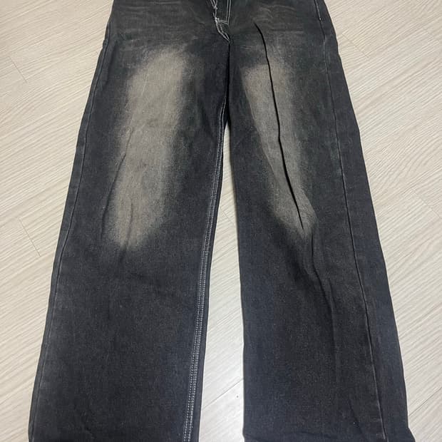 trillion 흑청 데님 팬츠