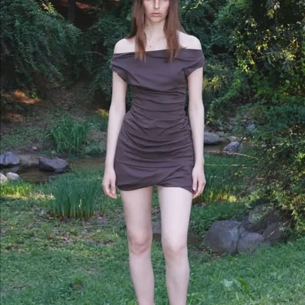 OPENYY 오픈와이와이 Drapped Mini Dress 2사이즈