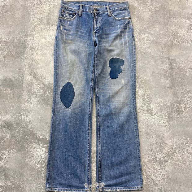 [32] 00s Levi's 537 리바이스 사시코 리페어 부츠컷 데님